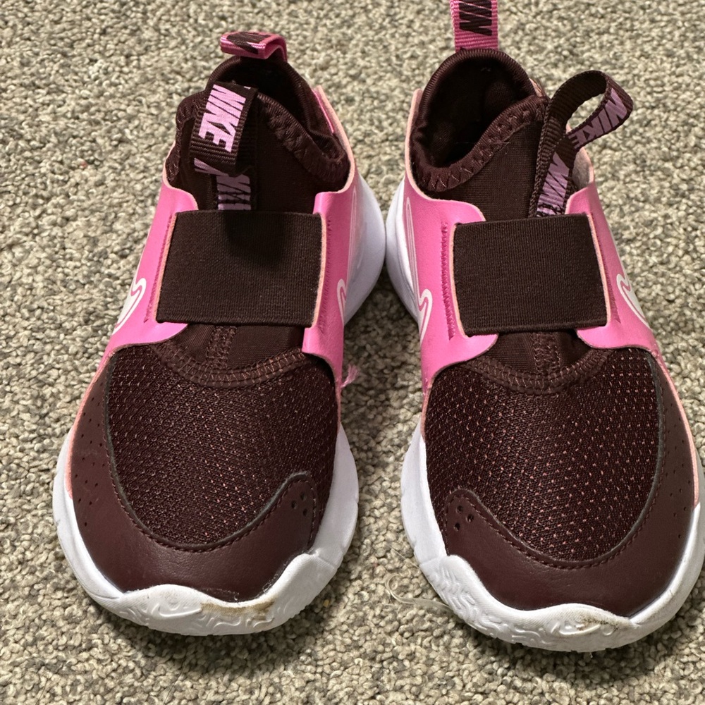 Nike Kids Pink and Brown Sneakers